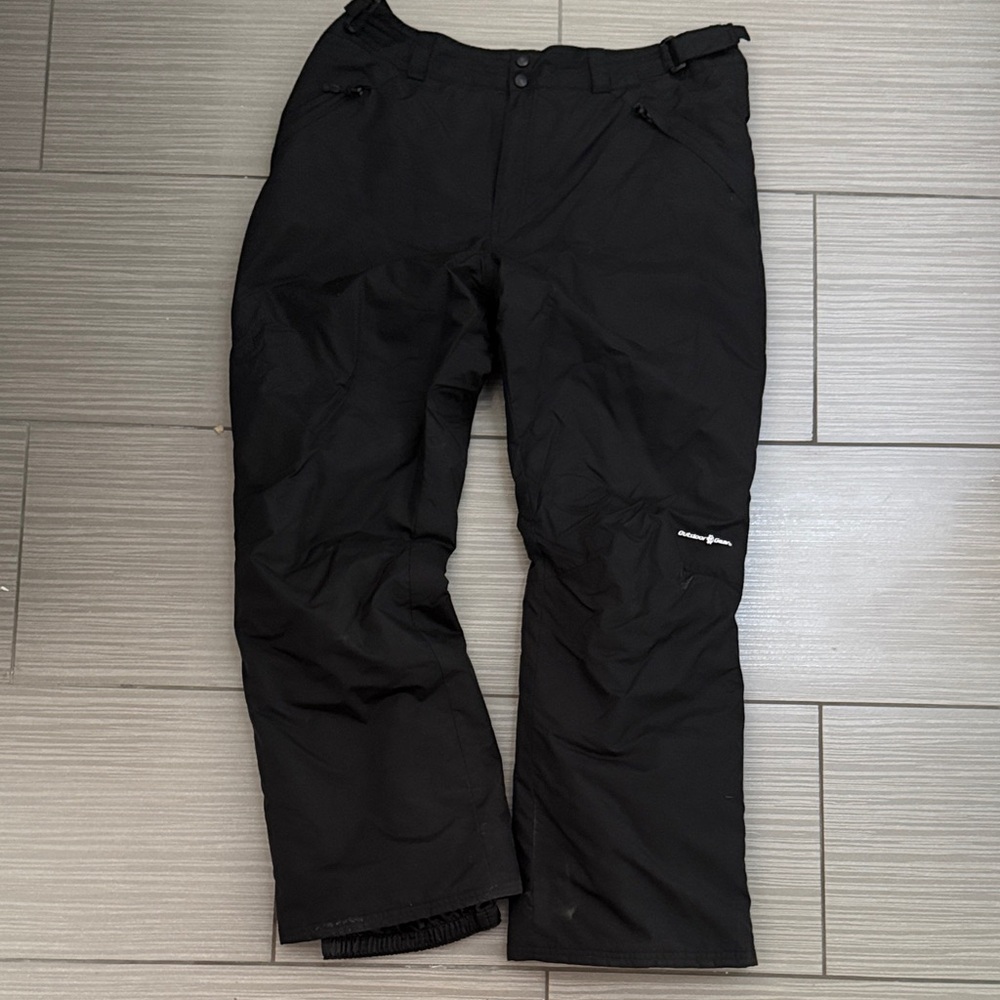 Outdoor Gear - Black Men’s Snow Pants - XL
